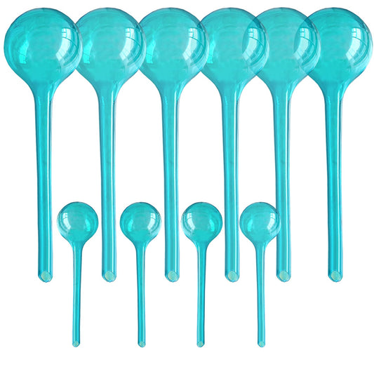 10pcs Plant Self Watering Globe Stakes, Plant Watering Stakes Automatic Plant Watering Bulb System Spikes, Flower Automatic Watering Device, Garden Self Waterer for Indoor Outdoor Plant