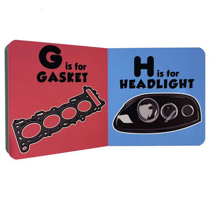 ABC's For Future Race Car Drivers Alphabet Book (Baby Book, Children's Book, Toddler Book)