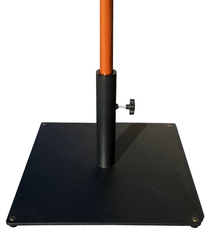 Galtech 036TSSQ Steel Plate Umbrella Base, 36 lb, Black