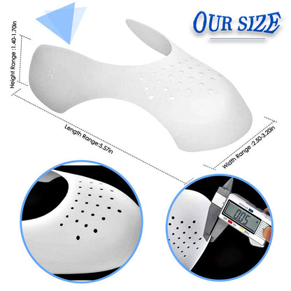 Madala 2 Pair Crease Protector for Air Force Shoes, Sneaker Shoes Protectors, Crease Guards Anti Crease Shoes Protector, Anti Wrinkle Shoes Crease Protector, No Crease Shoe Inserts for Men's 7.5-12
