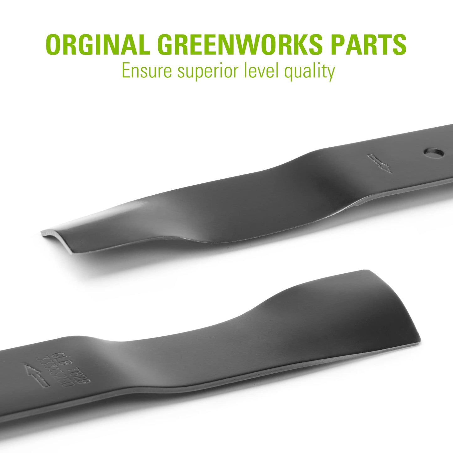 Greenworks Replacement Lawn Mower Blade (20" Mowers : 25022, 25222),Black