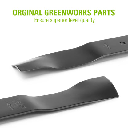 Greenworks Replacement Lawn Mower Blade (20" Mowers : 25022, 25222),Black