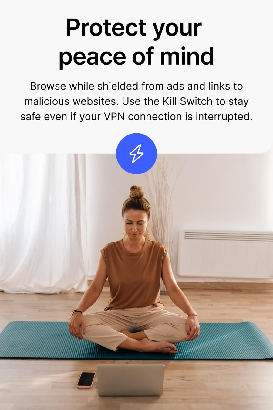 NordVPN Standard – 1-Year VPN & Cybersecurity Software Subscription For 6 Devices - Block Malware, Malicious Links & Ads, Protect Personal Information | PC/Mac/Mobile | Activation Code via Mail