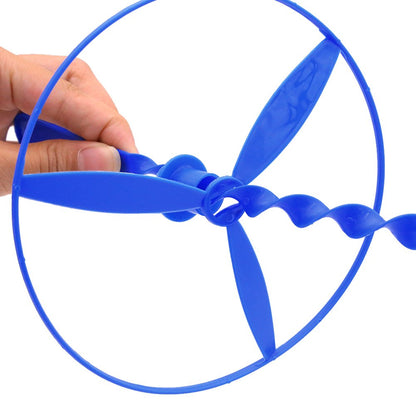 POPLAY 40 Sets Outdoor Toys Flying Discs, Disc Flyer with Launchers for Party Favors, Classroom Prizes, Goodie Bags Stuffers for Kids