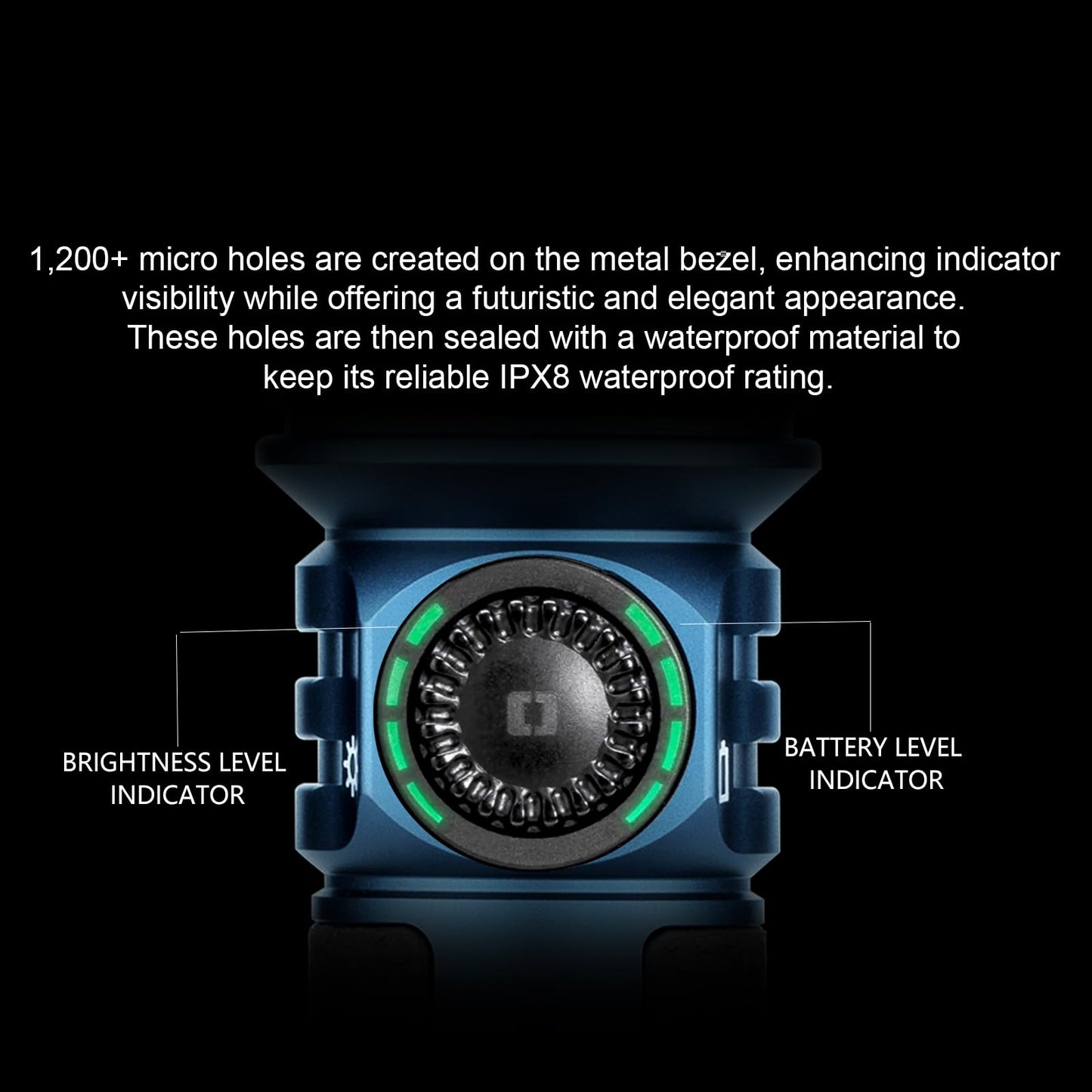 OLIGHT Seeker 4 Pro Rechargeable Flashlights, 4600 Lumens High Powerful Bright Light with USB C Holster, Waterproof IPX8 for Emergencies, Camping, Searching (Midnight Blue Cool White)