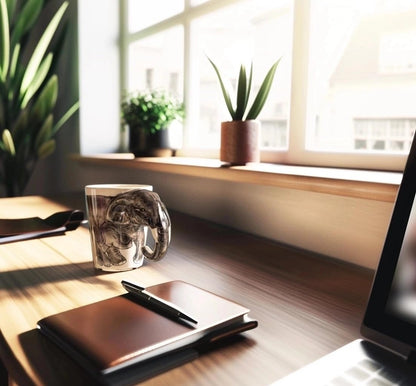 IYARA CRAFT 3D Elephant Mug 11oz – Chubby Handle Design, Handmade Ceramic, Microwave & Dishwasher Safe, Wildlife Coffee Cup, Gift for Animal Lovers, Women, Tea & Hot Chocolate