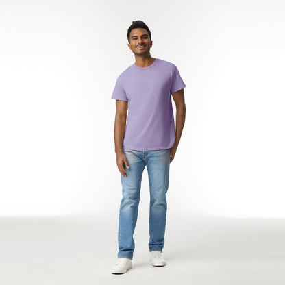 Gildan Adult Ultra Cotton T-Shirt, Style G2000, Multipack, Orchid (2-Pack), Large