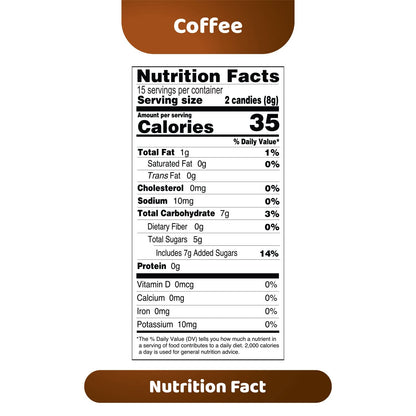 Kopiko Coffee & Cappuccino Candy – Bold-Tasty Hard Candy from Indonesia with Real Coffee Extract – A Satisfying Boost for On-the-Go Energy (2-Pack, 4.23oz Each)