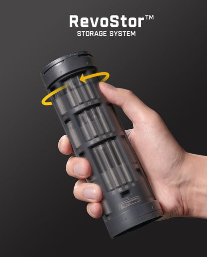 Fanttik E2 Ultra 3.7V Mini Electric Screwdriver, Cordless Screwdriver, Max 0.6N.m, 50 Magnetic Bits, 5/32'' Hex, Magnetic Storage, Repair Tool for Electronics, Camera, Laptop, and PC Build (Grey)