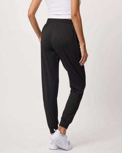 Real Essentials 3 Pack: Women's Ultra-Soft Lounge Joggers Sweatpants Athletic Yoga Pants with Pockets (Available in Plus), Set 9, S, Pack of 3