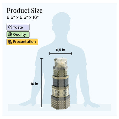 Gourmet Food Gift Basket Tower Snack Gifts for Women, Men, Families, College – Delivery for Holidays, Appreciation, Thank You, Congratulations, Corporate, Get Well Soon Care Package