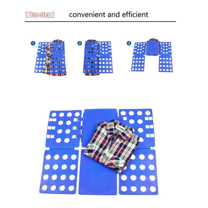 Geniusidea V1 Shirt Folding Board t Shirts Clothes Folder Durable Plastic Laundry folders Folding Boards for Adults and Kids Fast and Fun