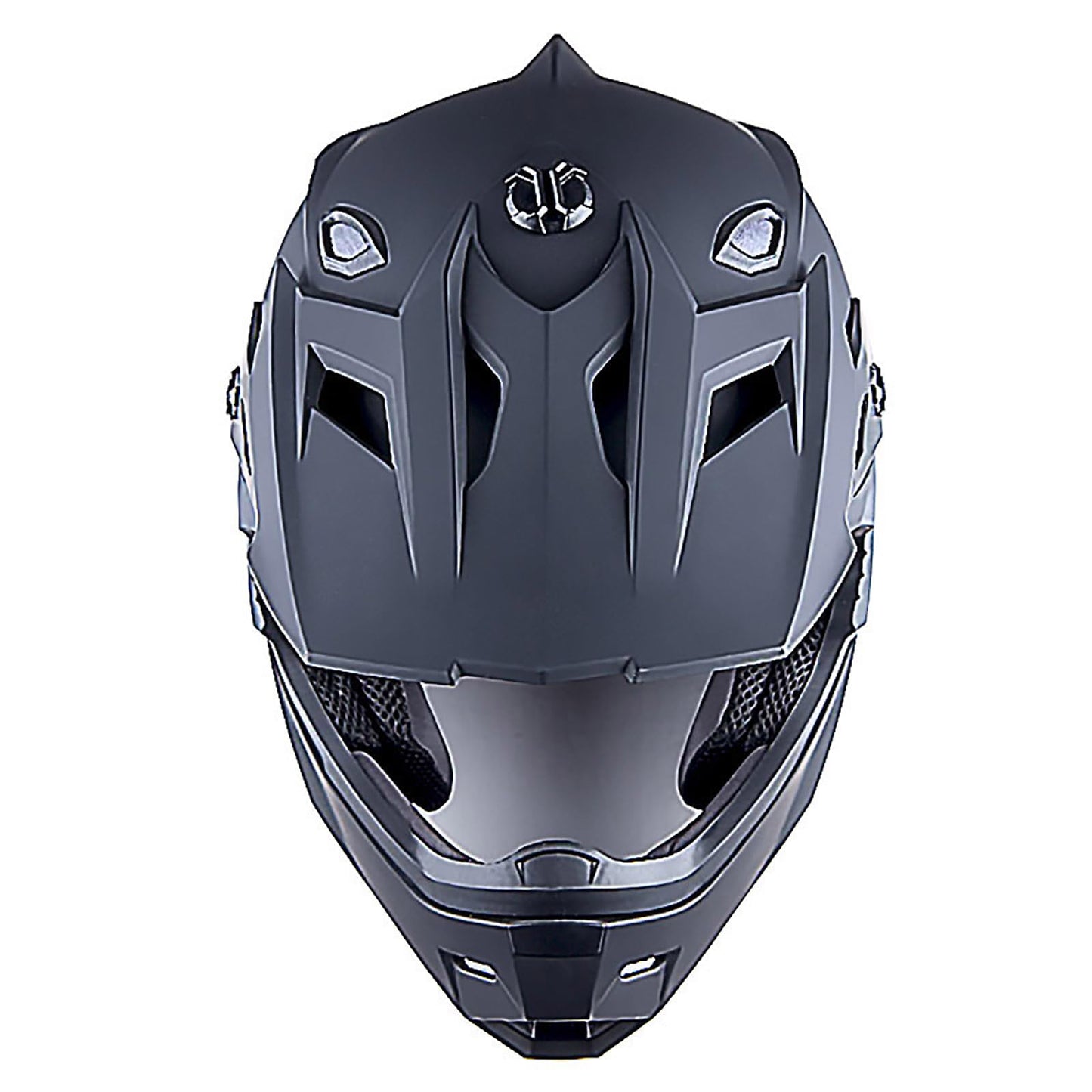 1Storm Adult Motocross Helmet BMX MX ATV Dirt Bike Four Wheeler Quad Motorcycle Full Face Helmet Racing Style: HF801 Matt Black