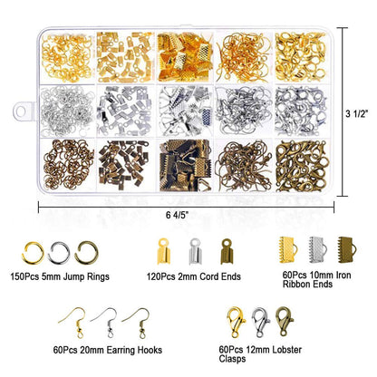 anezus Jewelry Repair Kit with Jewelry Pliers, Jewelry Making Tools, Beading String and Jewelry Making Supplies for Jewelry Repair, Jewelry Making and Beading