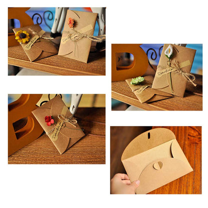 AECIH Flower Thank You Card 12 Pack All Occasion Greeting Card Handmade Invitation Card with Envelopes