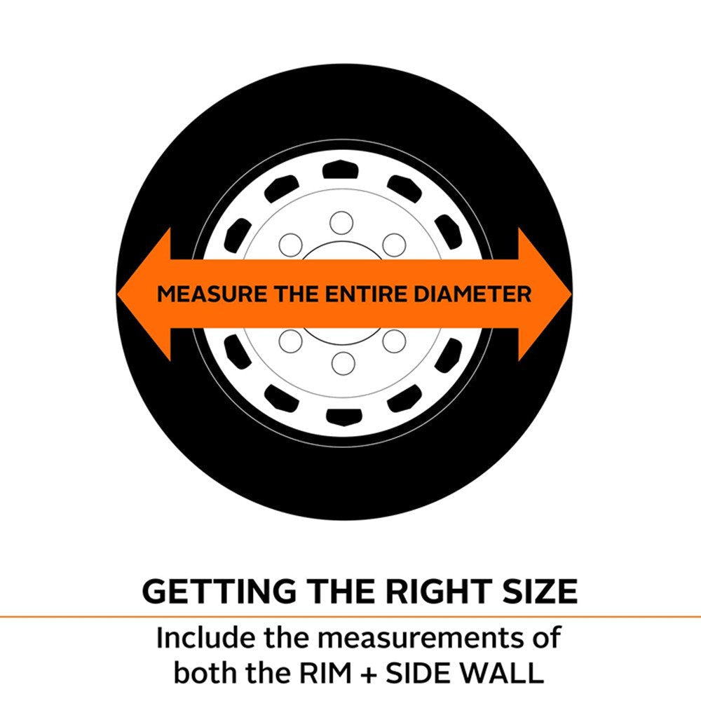 HEALiNK Spare Tire Covers 17 inch PVC Leather White Wheel Tire Cover Rim Protector for RV Jeep Toyota RAV4 Honda CRV All Cars (17" for Diameter 31"-33")