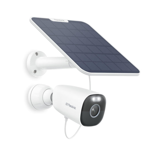 Reolink 4K/8MP Solar Security Camera Wireless Outdoor, Color Night Vision Outside Home Surveillance, 2.4/5GHz WiFi, Solar/Battery Powered, Human/Car/Animal Detection, No Extra Fee, Argus Eco Ultra Kit