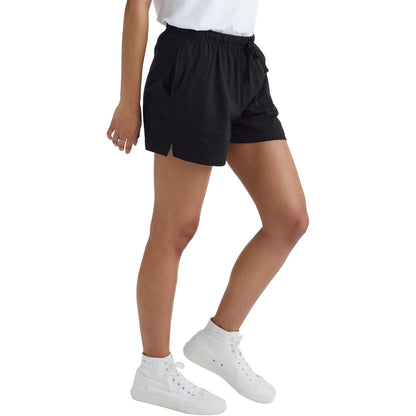 Hanes Originals, Cotton Jersey, Gym Shorts for Women, 2.5", Black