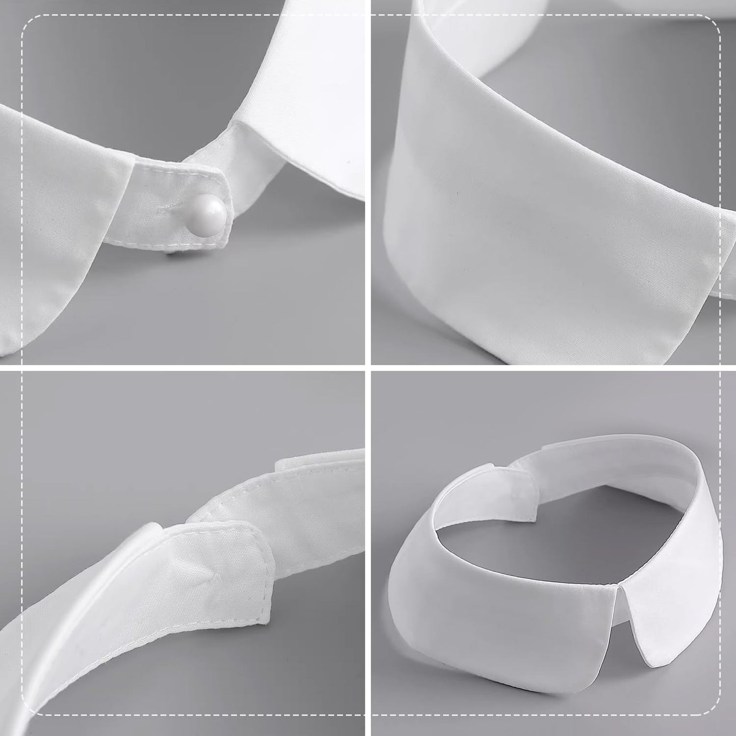 Joyci Women's Decorative Necklace Collar 2-Styles Look Cute Design Clothings Fake Collar Accessories