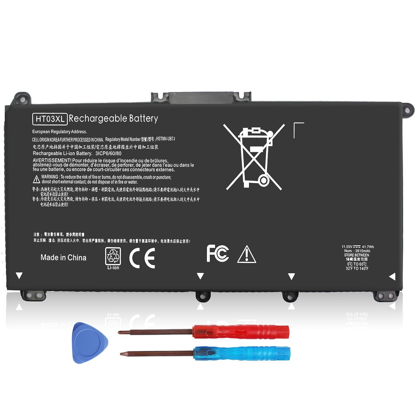 HT03XL L11119-855 Battery for HP Pavilion 15-DA 15-DB 15-DW 15-CS 15-DY 17-BY 17-CA 14-CE 14-CF 14-DF 14-DQ 14-DK 14M-DH 15-da0014dx 15-cs0053cl 15-dw0043dx 15t-dw100 15z-cw100 17-by1053dx L11421-422