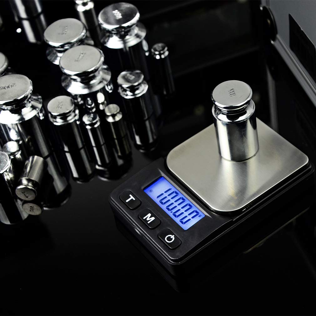 American Weigh Scales Calibration Weight for AWS Digital Scale, Carbon Steel, Solid Stainless Steel Chrome Finish, 100g (100WGT)