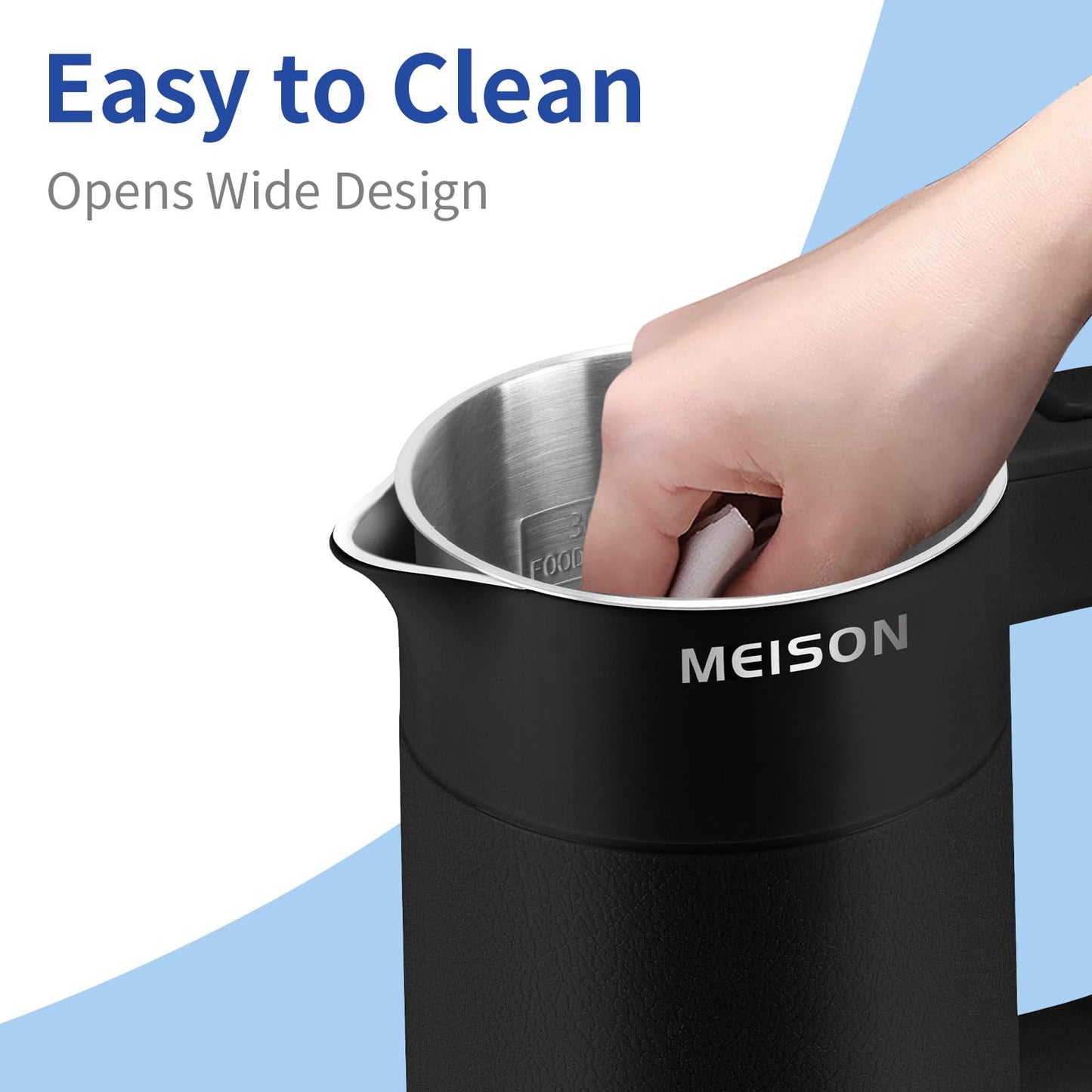 0.6L Small Electric Kettles Stainless Steel, Travel Mini Hot Water Boiler Heater, Double Wall Cool Touch Portable Teapot, Auto Shut-Off & Boil-Dry Protection, 120V/800W, 2 Year Warranty (Black)