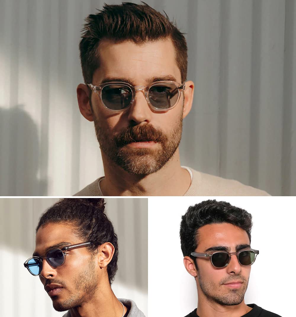 Gtand Unisex Vintage Retro Round Style Tinted Sunglasses For Men Women Fashion Circle Sun Glasses 46mm