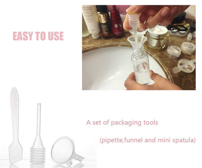 MAGIGO Pink Toiletries Leak Proof Travel Bottle Set (16 Pack), TSA Approved Airline Carry-On with Clear Bags for Women