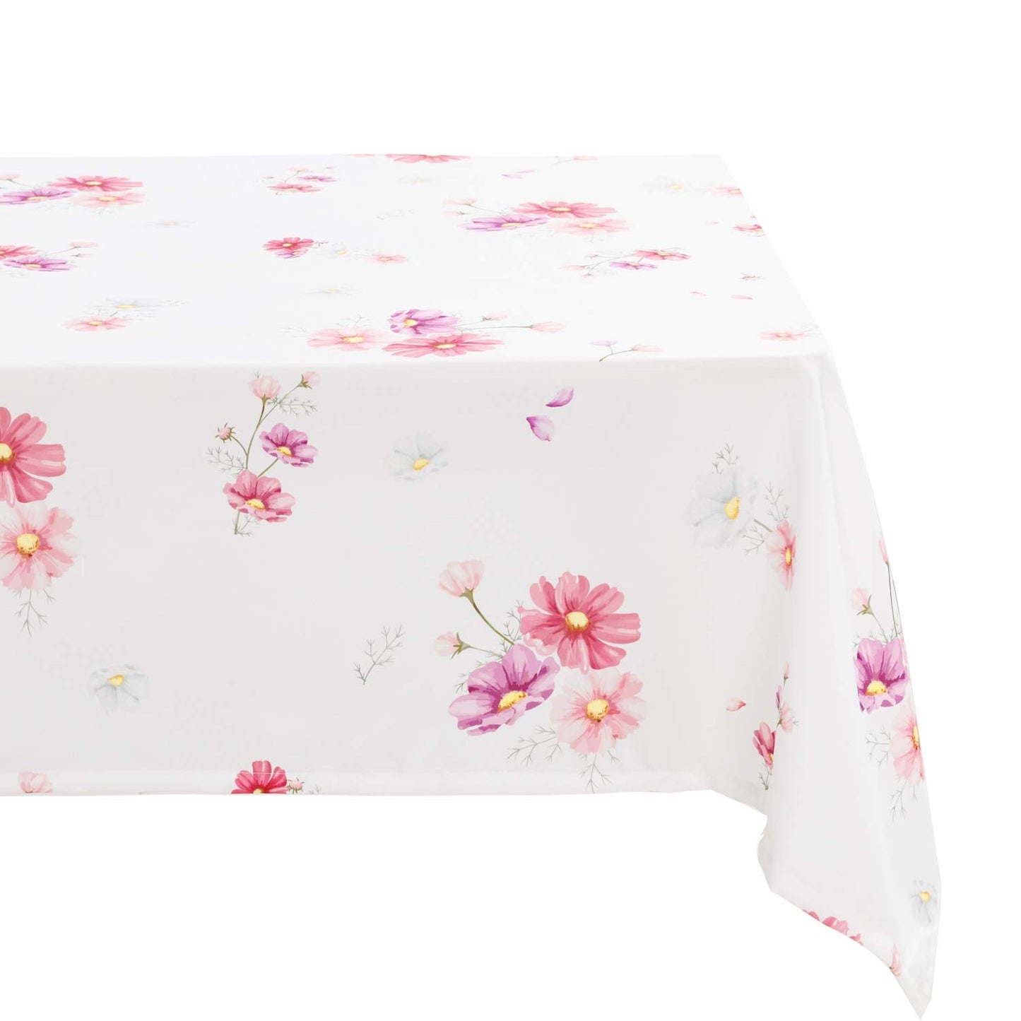 Hiasan Waterproof Spring Tablecloth Rectangle 60 x 104 Inch - Spillproof Wrinkle Free Washable Oblong Floral Tablecloth for Spring Summer Outdoor Picnic, Kitchen Dining, Birthday Party