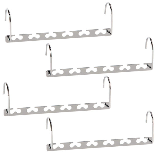 GEFTOL Space Saving Hangers Metal Hanger Magic Cascading Hanger Closet Clothes Organizer(4 Pack)