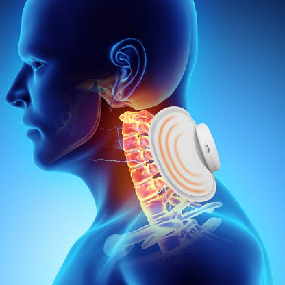 OSITO FSA Wireless TENS Unit Muscle Stimulator EMS Massage Machine with Remote Rechargeable Mini Pain Relief Therapy Device Wireless Electric Pulse Massager for Neck Shoulder Back