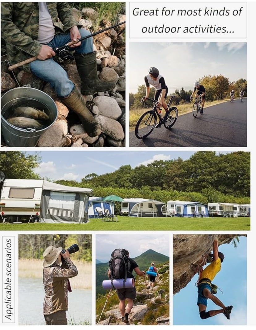 Gihuo Men's Fishing Vest Utility Safari Travel Vest with Pockets Outdoor Work Photo Cargo Fly Summer Vest (Black, X-Large)