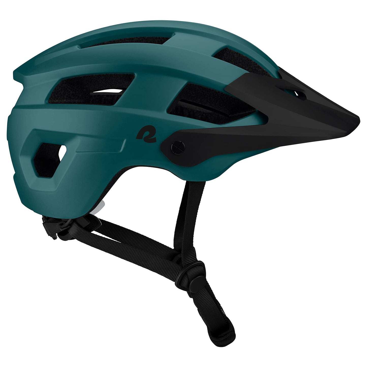 Retrospec Rowan Mountain Bike Helmet with Adjustable ErgoKnob Fit System - 14 Ventilation Ports, Removable Visor & EPS Foam Interior - Lightweight MTB Protection