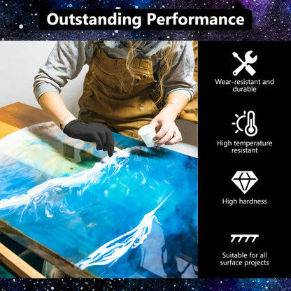 KISREL Epoxy Resin 82OZ - Crystal Clear Epoxy Resin Kit - No Yellowing No Bubble Art Resina Casting for Art Crafts, Jewelry Making, Wood & Molds(41OZ x 2)