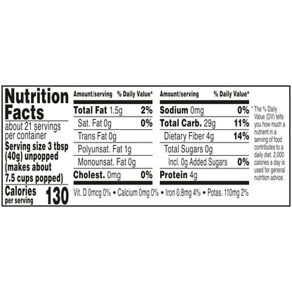 Orville Redenbacher's Gourmet Popcorn Kernels, Original Yellow, 30 oz.