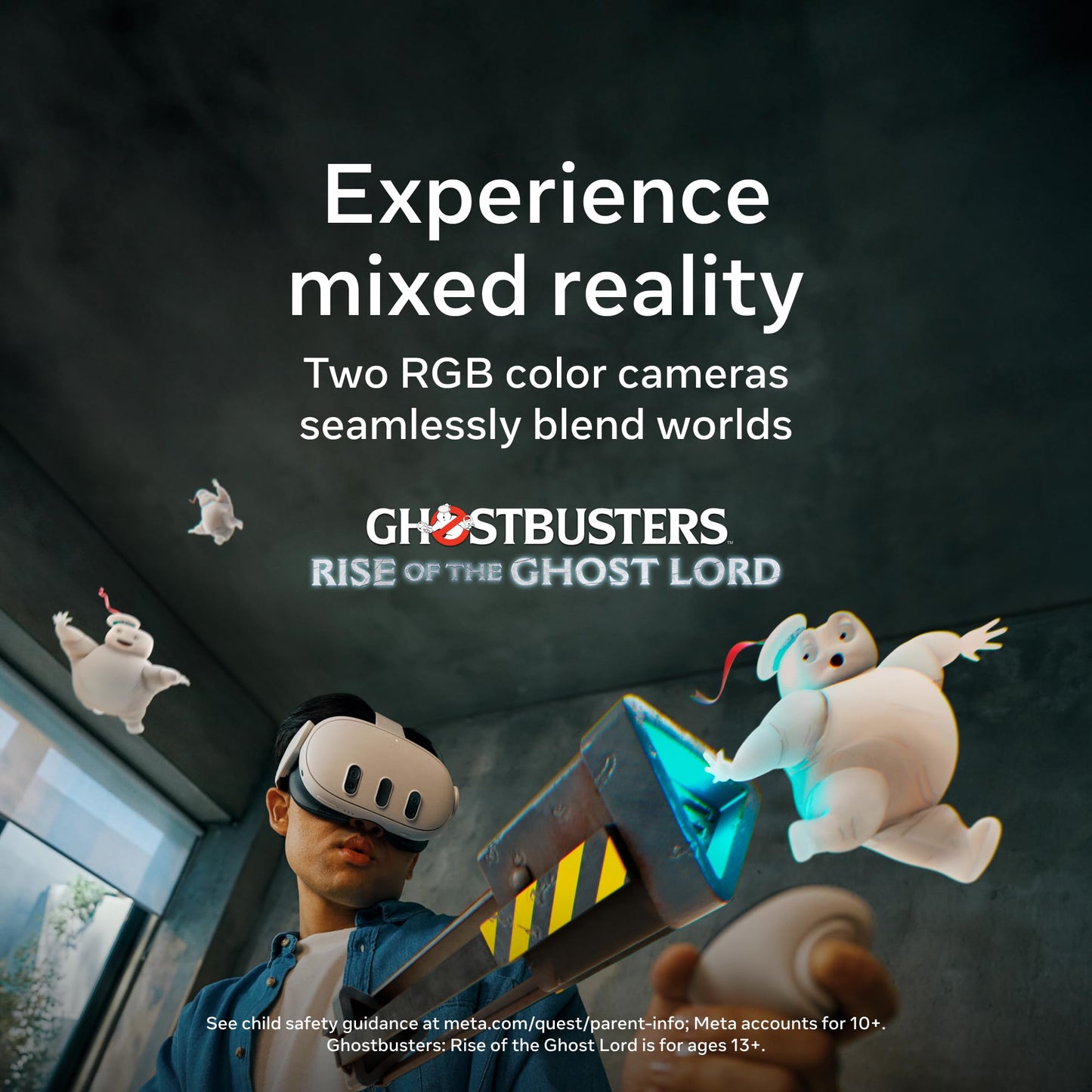 Meta Quest 3 512GB | Thirty Percent Sharper Resolution — 2X Graphical Processing Power — Play Without Wires — Get Batman: Arkham Shadow and a 3-Month Trial of Meta Horizon+ Included