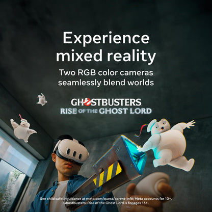 Meta Quest 3 512GB | Thirty Percent Sharper Resolution — 2X Graphical Processing Power — Play Without Wires — Get Batman: Arkham Shadow and a 3-Month Trial of Meta Horizon+ Included