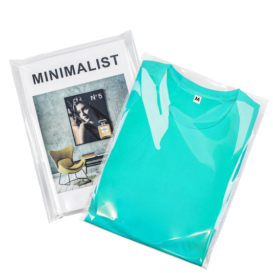 PigPotParty 9"x12" Self-Sealing Clear Cellophane T-Shirt Bags with Adhesive, 100 Pack Plastic Cello Packaging for Clothes, Gifts, Magazines, A4, Envelope, Letter & Small Business Use