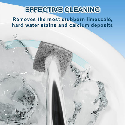 Pumice Stone Toilet Bowl Cleaner,16.7Inch Toilet Pumice Stone with Handle Cleans Hard Water Ring Calcium Buildup&Stains for Toilet Bath Kitchen Household Cleaning