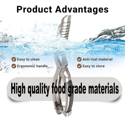 Rib Prep Tool Pro, Stainless Steel Rib Membrane Remover Tool, BBQ Rib Skinner, Ergonomic Design for Effortless BBQ Rib Preparation, Barbecue Enthusiasts & Chefs (1PC)