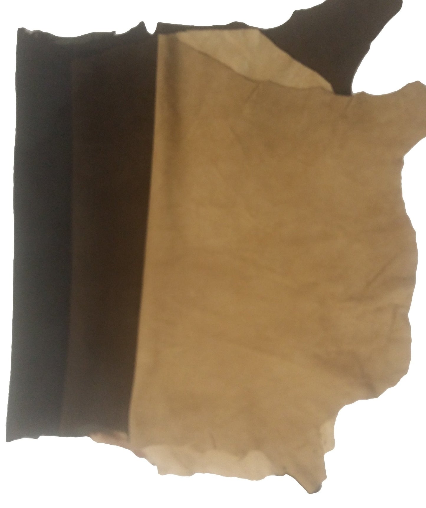 REED© Leather HIDES - Whole Suede Skin 7 to 10 SF (Suede - Tan)