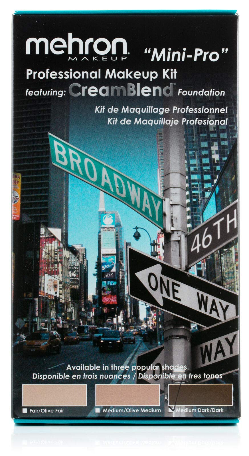 Mehron Makeup Mini-Pro Student Makeup Educational Kit (Medium Dark/Dark)