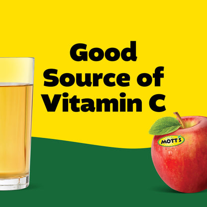 Mott's 100% Original Apple Juice, 8 Fl Oz Bottles, 24 Count (4 Packs Of 6), 2 Servings Of Fruit, 100% Fruit Juice, Gluten-free, Caffeine-free, Kosher, Contains No Artificial Colors Or Sweeteners