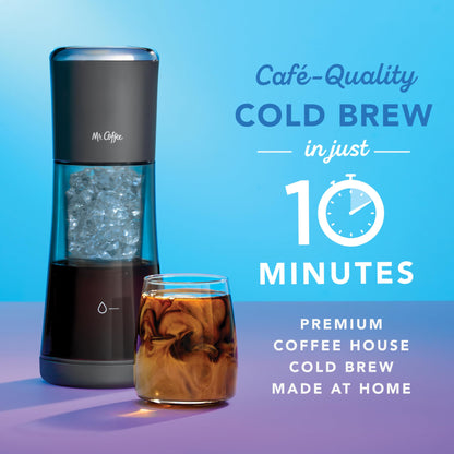 Mr. Coffee® Express Cold Brew Coffee Maker, 10-Minute Cold Brew Coffee Machine, Sake