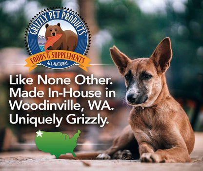 Grizzly Pet Products Salmon Plus Omega 3-6-9 Food Supplement for Dogs and Cats, 8 Ounce