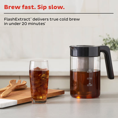 Instant Cold Brew Electric Coffee Maker, From the Makers of Instant Pot, Customize Your Brew Strength, Easy-to-Use, Dishwasher Safe Glass Pitcher, Quickly Brew Up to 32 Ounces