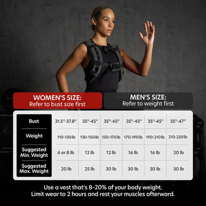 AmStaff Fitness Weighted Vest - Weight Vest for Running, Strength Training & Muscle Building, Features Reflective Stripe for Safe Outdoor Workouts (12lbs, Black)