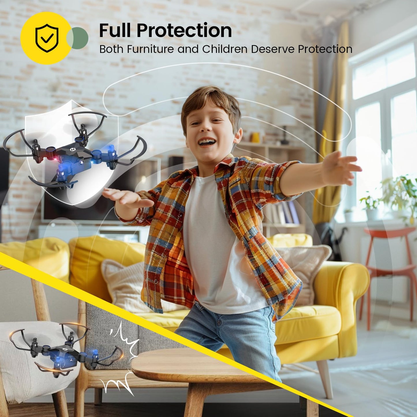 Holy Stone HS190 Foldable Mini Drone for Kids Beginners, RC Nano Quadcopter with Altitude Hold, 3D Flips, High Speeds Rotation, Headless Mode, Throw to Go, One Key Return, Great Gift Toys for Boys and Girls, Blue