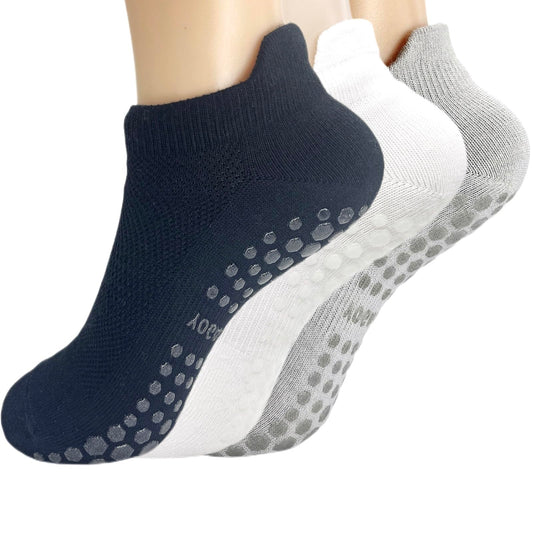 LucFoxsy Pilates grippy Yoga Socks for Women Non Slip Hospital Socks for Women Barre Sticky