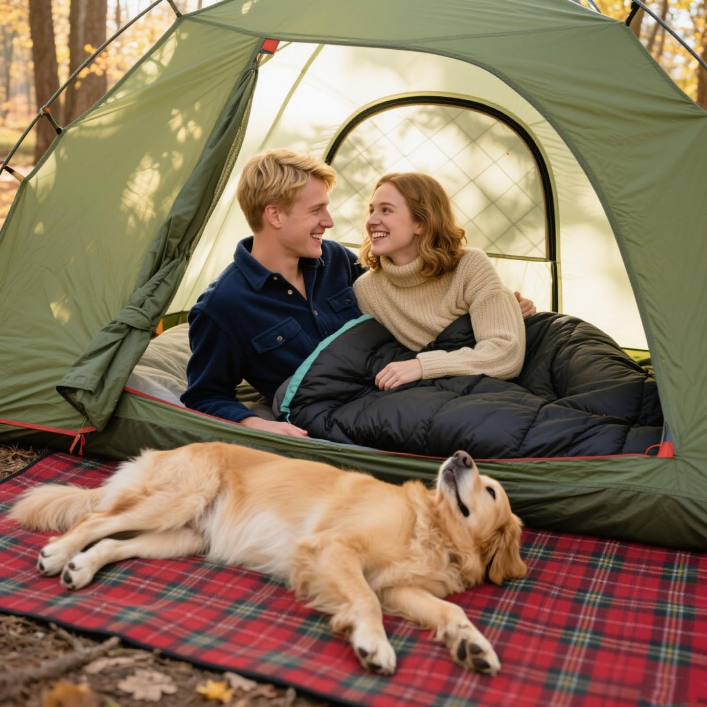 ETGLCOZY Double Sleeping Bag for Adults Kids Camping, XL Queen Size Sleeping Bags for 2 Person All Season Hiking Backpacking, Lightweight Waterproof with Compression Sack